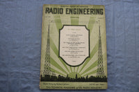 1928 AUGUST RADIO ENGINEERING MAGAZINE - MANUFACTURING PROC. COVER - ST 1767C