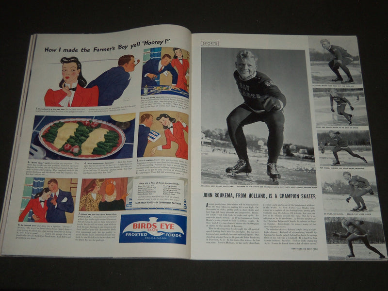 1940 FEBRUARY 5 LIFE MAGAZINE - SWEDISH AVIATORS COVER - L 168