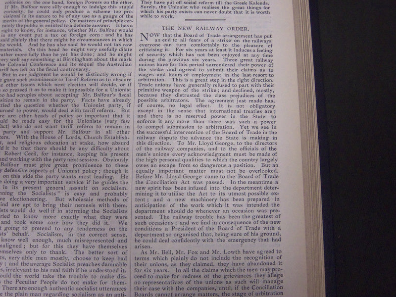 1907 SATURDAY REVIEW 2 BOUND VOLUMES - COMPLETE YR- PUBLISHED IN LONDON - R 1094
