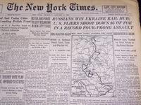 1944 JANUARY 6 NEW YORK TIMES - RUSSIANS WIN UKRAINE RAIL HUB - NT 760