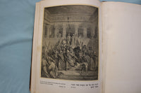 1954 THE BIBLE IN PICTURES ILLUSTRATED BY G. DORE - ENGLISH/HEBREW - KD 9714