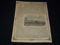 1862 MARCH 29 USS. MONITOR ILLUSTRATION - BOSTON CULTIVATOR NEWSPAPER - NP 4502A