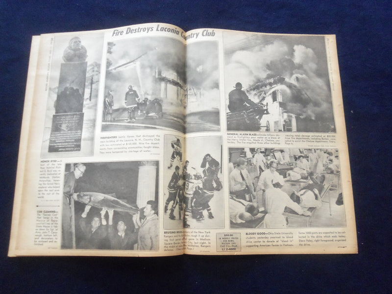 1965 NOV 11 BOSTON RECORD AMERICAN NEWSPAPER - WILLIE MAYS NAMED MVP - NP 6311