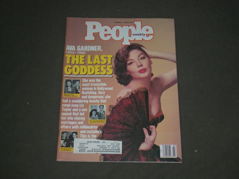 1990 FEBRUARY 12 PEOPLE MAGAZINE - AVA GARDNER 1922-1990 - B 4666