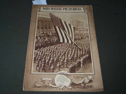 1919 AUGUST 21 MID-WEEK PICTORIAL MAGAZINE SECTION - 2D DIVISION PARADE - J 3254