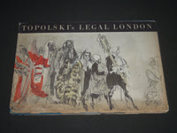1961 TOPOLSKI'S LEGAL LONDON BY FRANCIS COWPER HARDCOVER BOOK - I 1207