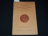 1932 NATIONAL ACADEMY OF DESIGN ART SCHOOLS BOOK - NEW YORK CITY - J 7945