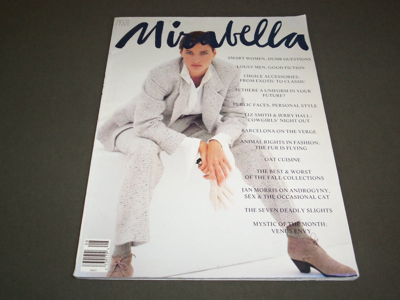 1989 AUGUST MIRABELLA MAGAZINE - ROSEMARY MCGROTHA - SP 5424