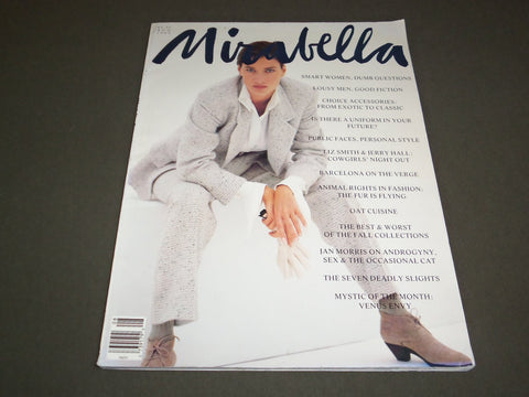 1989 AUGUST MIRABELLA MAGAZINE - ROSEMARY MCGROTHA - SP 5424