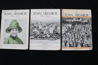 1932-1949 THE ROYAL NEIGHBOR - A HOME - MAGAZINE - LOT OF 37 - O 3709
