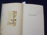 1937 CONCORD RIVER HARDCOVER BOOK BY WILLIAM BREWSTER - KD 8597