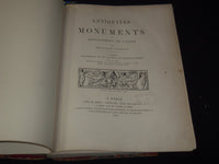 1877-1879 ANTIQUES ET MONUMENTS BY EDOUARD FLEURY - 3 VOLUMES - #276