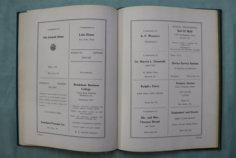1939 MEMOIRS PEN ARGYL HIGH SCHOOL YEARBOOK - PEN ARGYL, PENNSYLVANIA - YB 3565