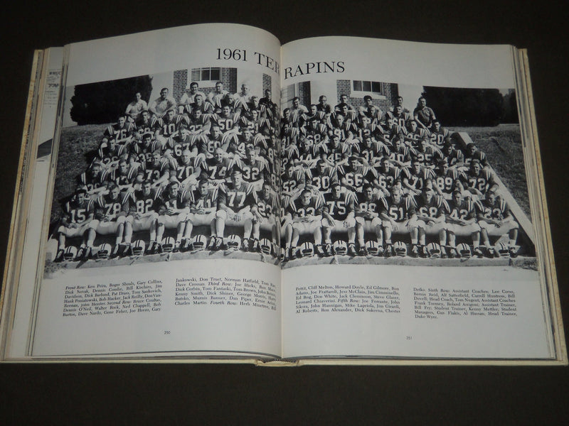 1962 TERRAPIN UNIVERSITY OF MARYLAND COLLEGE YEARBOOK - GREAT PHOTOS - YB 1180