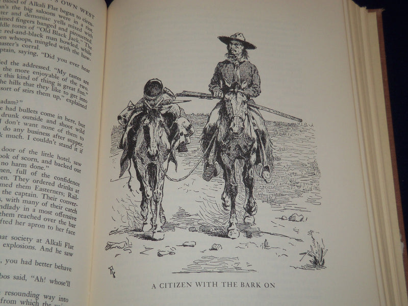 1960 FREDERIC REMINGTON'S OWN WEST BOOK BY HAROLD MCCRACKEN - ILLUS. - KD 2518
