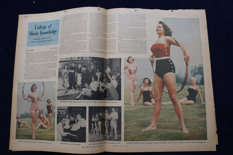 1955 JULY 24 SCREEN RADIO TELEVISION MAGAZINE - DANA WYNTER COVER - E 23120
