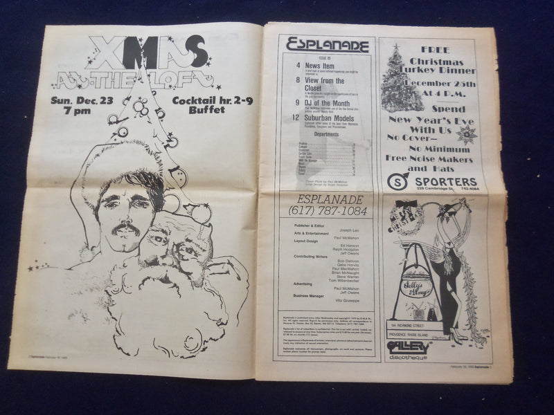 1980 FEBRUARY 18 ESPLANADE NEWSPAPER - 1979 JANUARY 31 DATE ON COVER - NP 6826