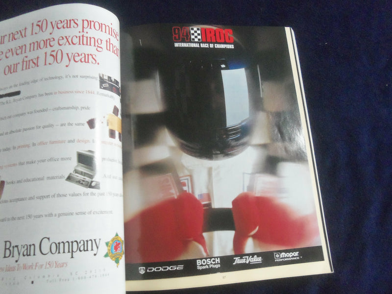 1994 FEB 20 36TH DAYTONA 500 RACING PROGRAM W/PATCH - GREAT PHOTOS - SP 3744G