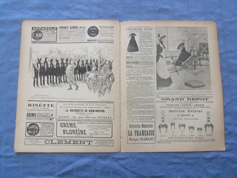 1901 APRIL 27 LE SOURIRE MAGAZINE - ILLUSTRATED COMEDY - FRENCH TEXT - SP 4864N