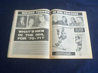 1970 NOVEMBER HOCKEY PICTORIAL MAGAZINE - CAROL VADNAIS COVER - ST 200V