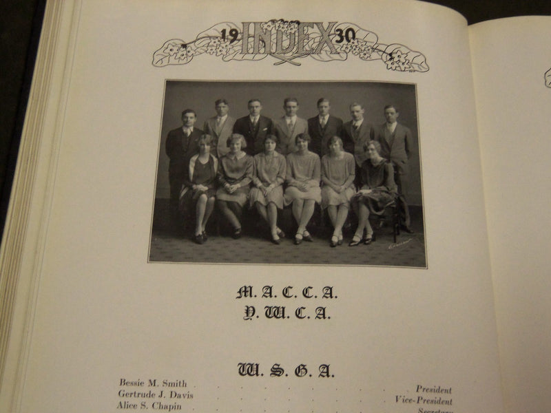 1930 THE INDEX MASSACHUSETTS AGRICULTURAL COLLEGE YEARBOOK - AMHERST MA - YB 835