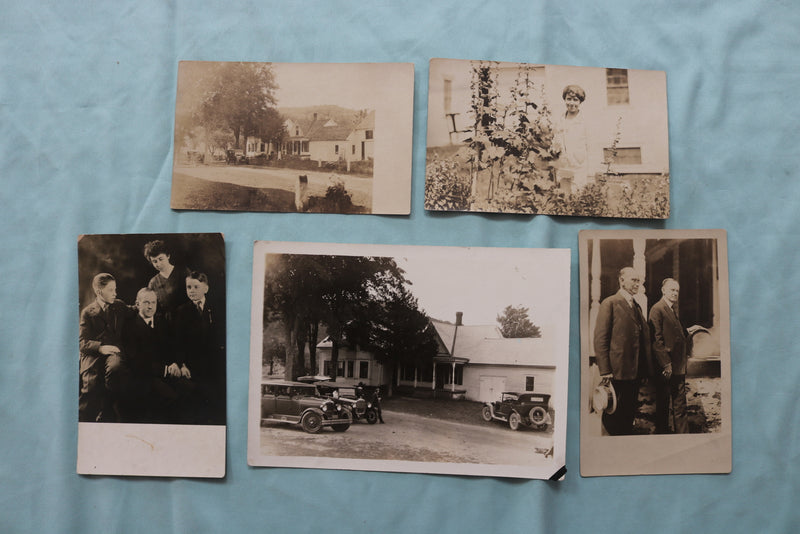 1920'S CALVIN COOLIDGE ORIGINAL PHOTOS - LOT OF 5 - K 2554