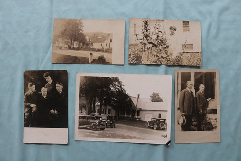 1920'S CALVIN COOLIDGE ORIGINAL PHOTOS - LOT OF 5 - K 2554