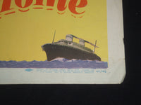 1945 SING YOUR WAY HOME 1/2 SHEET MOVIE POSTER- JACK HALEY, MARCY MCGUIRE- P 491