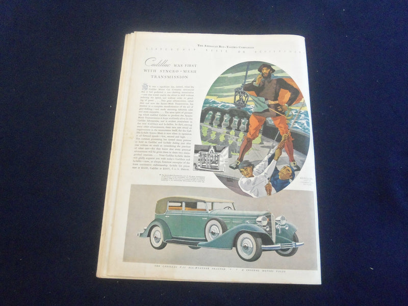 1933 APRIL AMERICAN BOY MAGAZINE - SPECIAL ASSIGNMENT - ST 7075