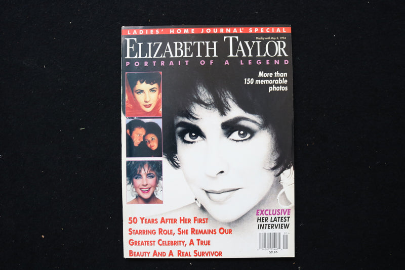1993 LADIES' HOME JOURNAL MAGAZINE - ELIZABETH TAYLOR-A LEGEND COVER - E 24538