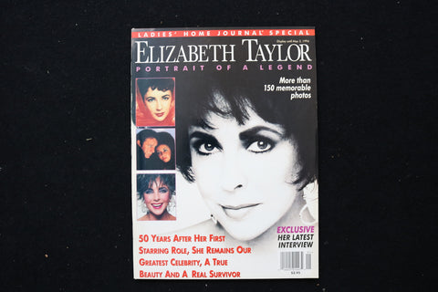 1993 LADIES' HOME JOURNAL MAGAZINE - ELIZABETH TAYLOR-A LEGEND COVER - E 24538