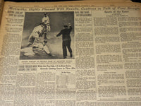 1936 WORLD SERIES YANKEES DEFEAT GIANTS 4-2 NEW YORK TIMES LOT OF 7 - NT XXXX