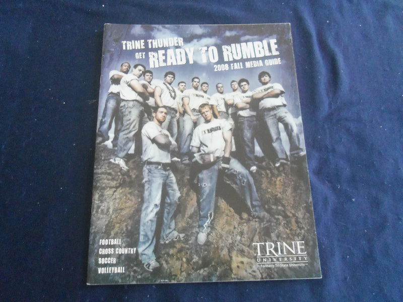 2008 SEP 6 FALL MEDIA GUIDE - TRINE UNIVERSITY VS MANCHESTER COLLEGE - SP 1217D