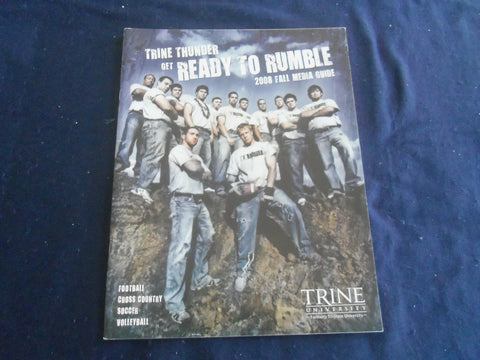2008 SEP 6 FALL MEDIA GUIDE - TRINE UNIVERSITY VS MANCHESTER COLLEGE - SP 1217D