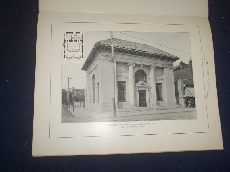 1908 FEBRUARY THE BRICKBUILDER MAGAZINE - AN ARCHITECTURAL MONTHLY - ST 258B
