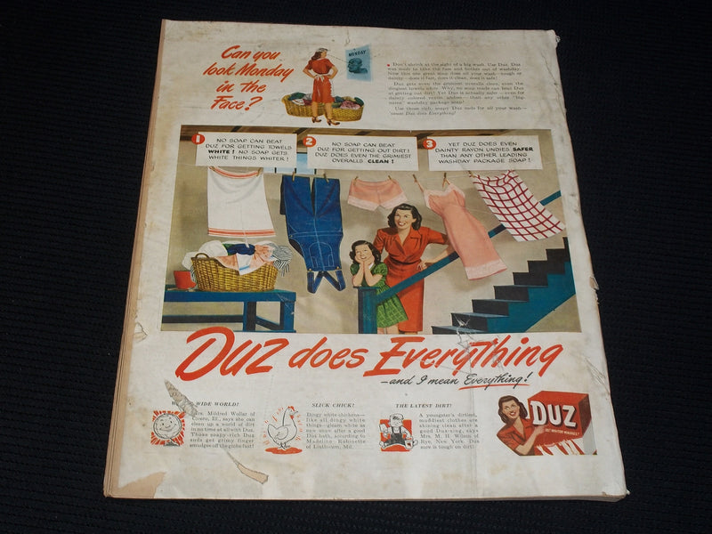 1947 MAY MCCALL'S MAGAZINE - NICE COLOR COVERS & ADS - E 1071