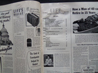 1941 MARCH 10 LIFE MAGAZINE - WASHINGTON WORKER - L 225