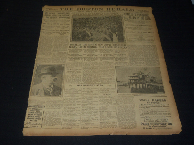 1905 JUNE 24 THE BOSTON HERALD - HARVARD'S CLASS DAY TRIUMP FOR 05 - BH 87