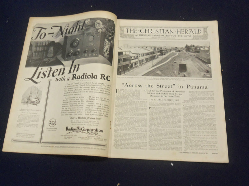 1923 MARCH 3 CHRISTIAN HERALD MAGAZINE - AN EGYPTIAN IRRIGATION SYSTEM - ST 6606