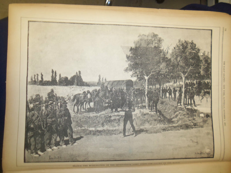 1887 OCTOBER 1 THE DAILY GRAPHIC NEWSPAPER - JUDGE CHARLES DONOHUE - NT 7673