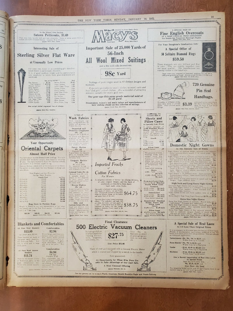 1921 JANUARY 16 NEW YORK TIMES - HYLAN AND ENRIGHT FACE GRAND JURY - NT 8095