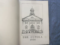 1934 THE CUPOLA MOORESTOWN FRIENDS' SCHOOL YEARBOOK - MOORESTOWN, NJ - YB 3383
