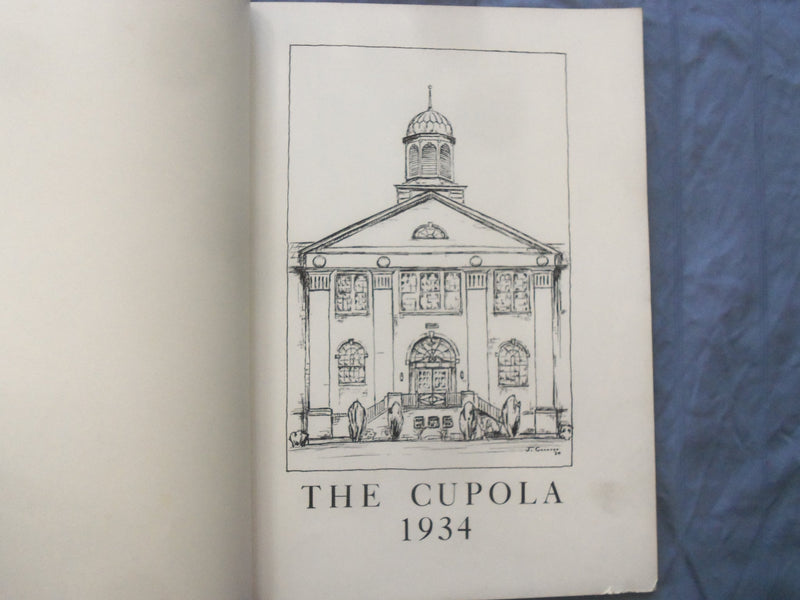 1934 THE CUPOLA MOORESTOWN FRIENDS' SCHOOL YEARBOOK - MOORESTOWN, NJ - YB 3383