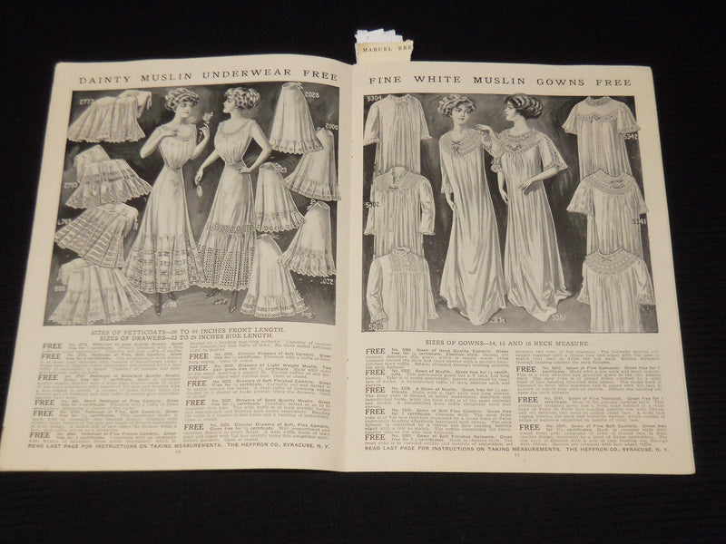 1911 THE HEFFRON CO. SPRING & SUMMER FASHION BOOK - SYRACUSE NEW YORK - SP 4863D