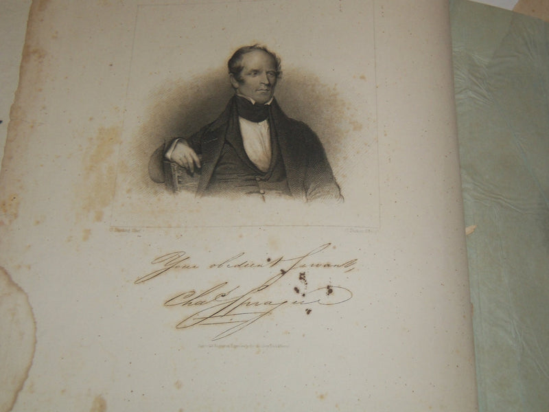 1838-1839 NEW YORK MIRROR AND LADIES GAZETTE BOUND VOLUME - ENGRAVINGS - R 89R