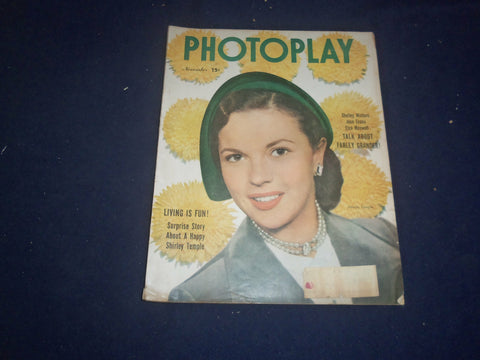 1950 NOVEMBER PHOTOPLAY MAGAZINE - SHIRLEY TEMPLE COVER - F 251S