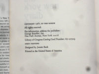 1967 THE NEW YORK DIARY HARDCOVER BOOK BY NED ROREM - 1ST EDITION - KD 9183