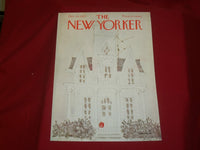 1973 OCTOBER 29 NEW YORKER MAGAZINE FRONT COVER ONLY - GREAT ART FOR FRAMING