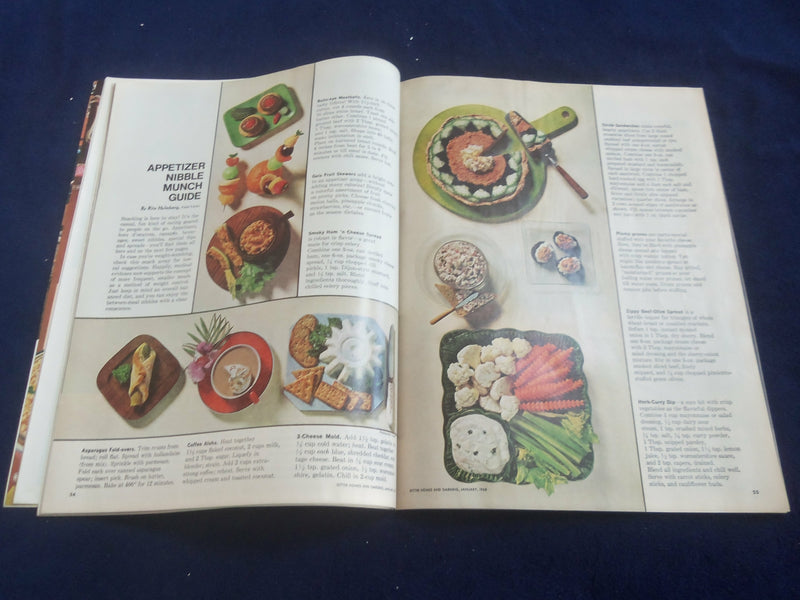 1968 JAN BETTER HOMES AND GARDENS MAGAZINE - NICE COVER, PHOTOS & ADS - ST 4628P