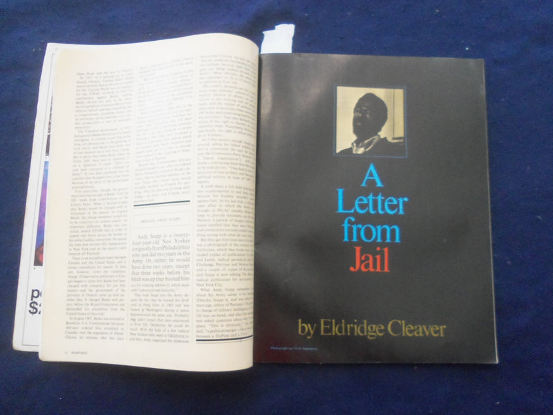 1968 JUNE 15 RAMPARTS MAGAZINE -A LETTER FROM JAIL BY ELDRIDGE CLEAVER- SP 5746B